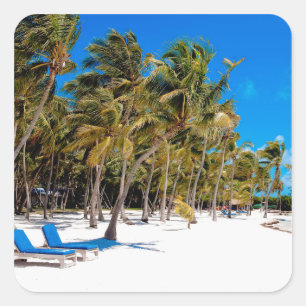 The Moorings Resort, Marathon, Key West, 3 Square Sticker