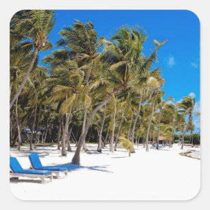 The Moorings Resort, Marathon, Key West, 3 Square Sticker