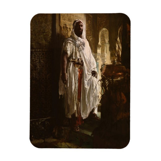 The Moorish Chief African Art Magnet (Vertical)