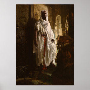The Moorish Chief African Art Poster
