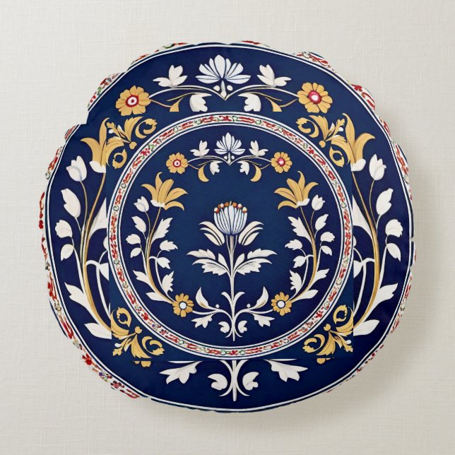 The Moorish Princess of Algarve Round Cushion (Front)