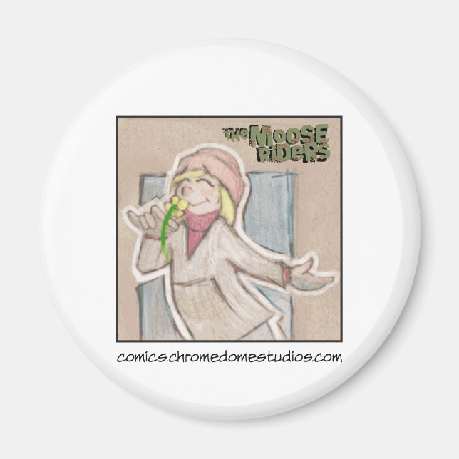 The Moose Riders Lola magnet (Front)