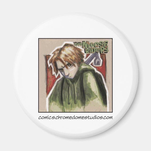 The Moose Riders Westley magnet (Front)