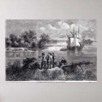 The Moravians Ascending the Delaware