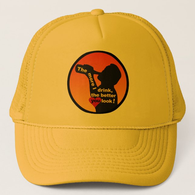 The More I Drink hat - choose colour (Front)