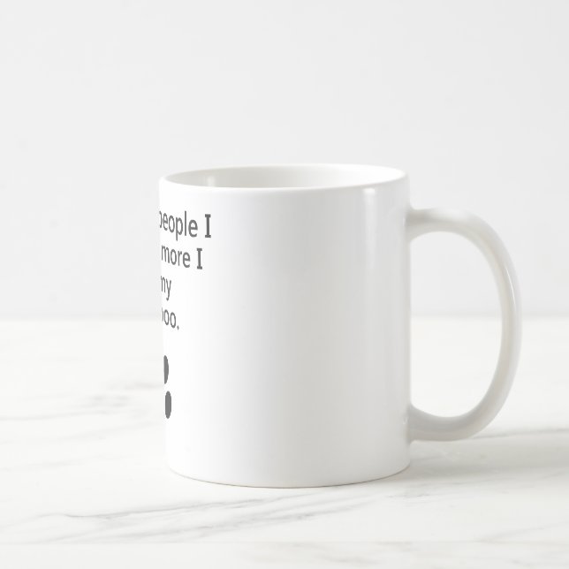 The More I Love My Cockapoo Coffee Mug (Right)