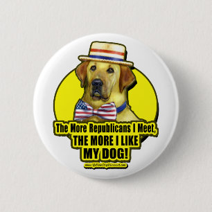 The More Republicans I Meet Button