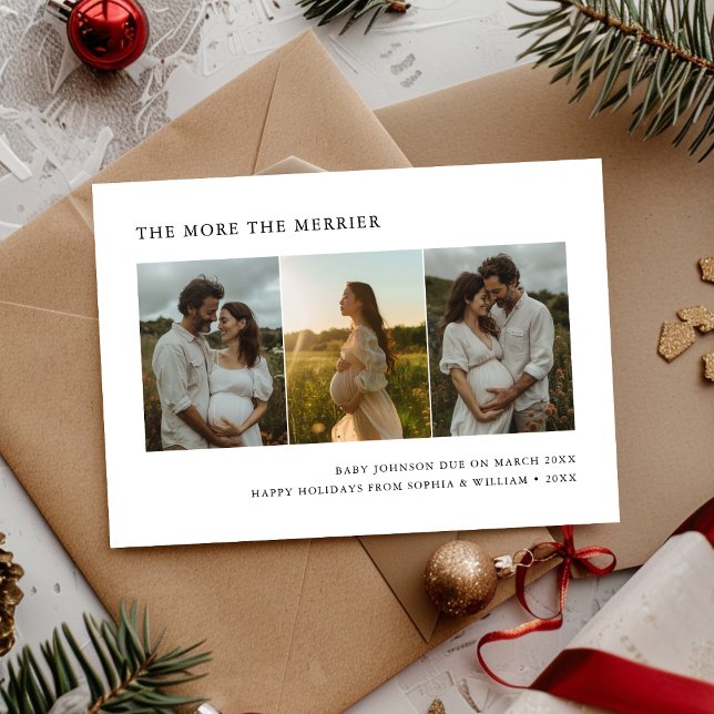 The More The Merrier Christmas Baby Announcement (Creator Uploaded)