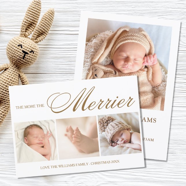 The More The Merrier Christmas Birth Announcement (Creator Uploaded)