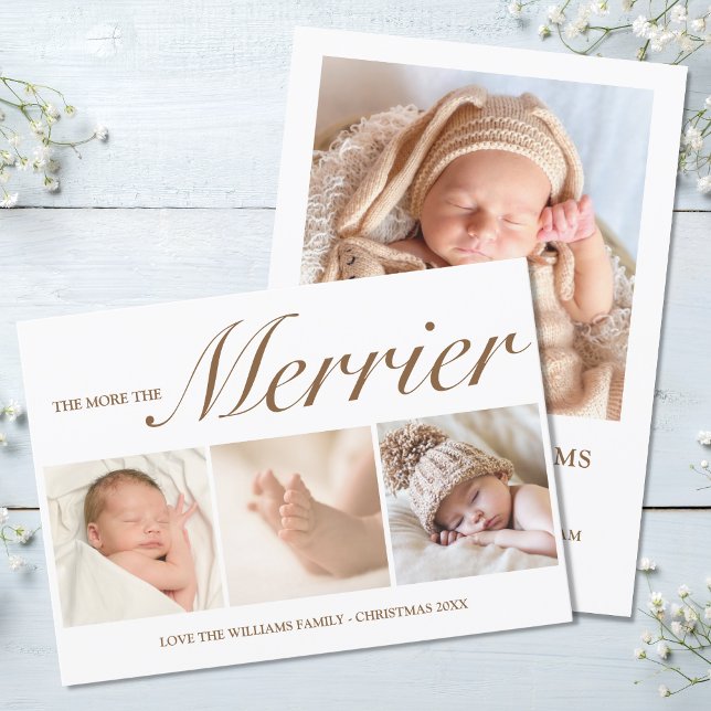 The More The Merrier Christmas Birth Announcement (Creator Uploaded)