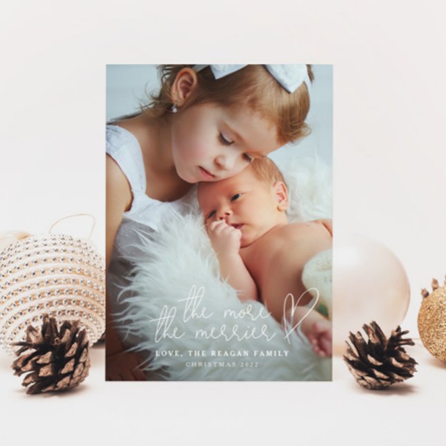 The More The Merrier Christmas Birth Announcement (Creator Uploaded)