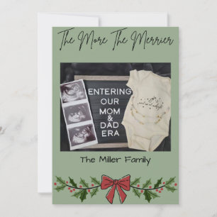 The More The Merrier Christmas Photo Card