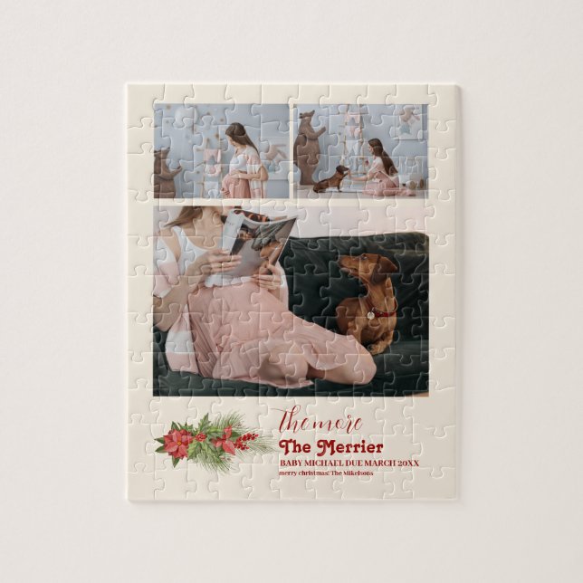 The More The Merrier Pregnancy  Jigsaw Puzzle (Vertical)