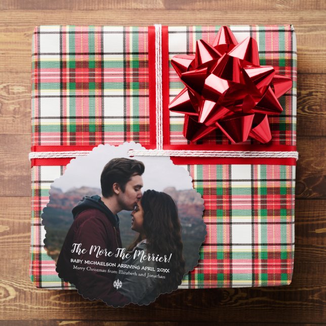 The More The Merrier Pregnancy Tree Decoration Card (Insitu (Gift))