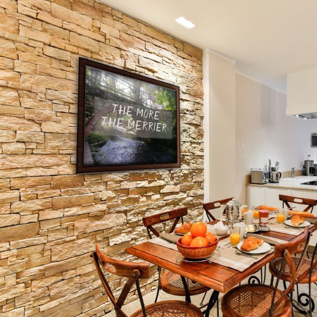 The more the merrier proverb bridge photo poster (Creator Uploaded)