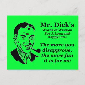 The More You Disapprove Postcard