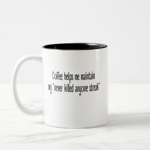 The More You Know: Coffee Two-Tone Coffee Mug