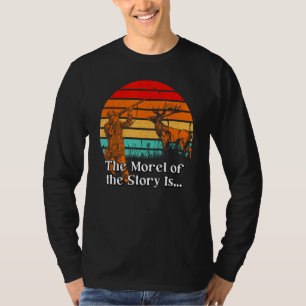The Morel of the Story Mushroom Hunting Cottagecor T-Shirt