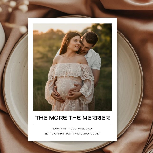 The MoreThe Merrier Announcement christmas card (Creator Uploaded)