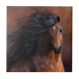 The Morgan Horse Art Tile