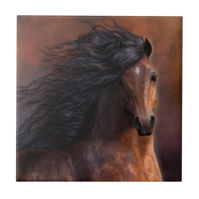 The Morgan Horse Art Tile (Front)