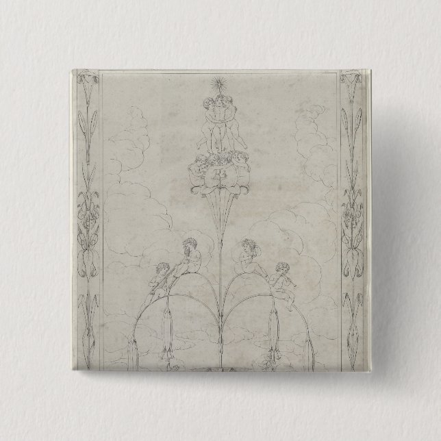 The Morning, 1803 15 Cm Square Badge (Front)