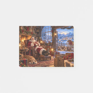 The Morning After Christmas Santa and Reindeer Post-it Notes