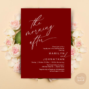 The Morning After, Happily Ever After Brunch Invitation