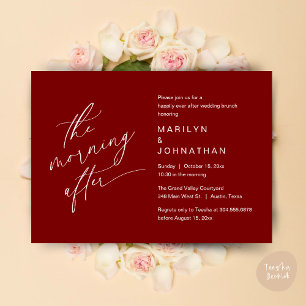 The Morning After, Happily Ever After Brunch Invitation