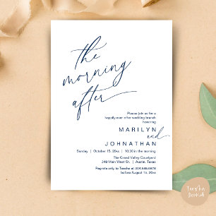 The Morning After, Happily Ever After Brunch Invitation