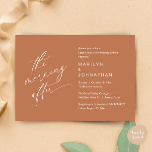The Morning After, Happily Ever After Brunch Invitation