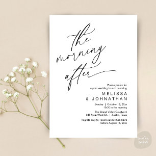 The Morning After, Happily Ever After Brunch Invitation