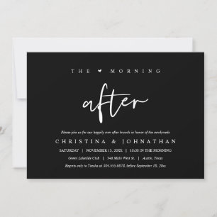 The Morning After, Happily Ever After Brunch Invitation