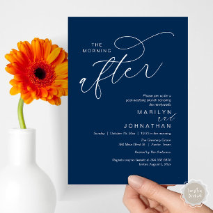 The Morning After, Post Wedding Brunch Celebration Invitation