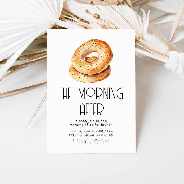 The Morning After Wedding Brunch Invitation (Creator Uploaded)