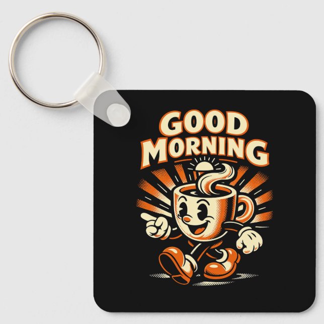 The Morning Brew Key Ring (Front)