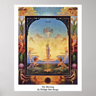 The Morning By Philipp Otto Runge Poster