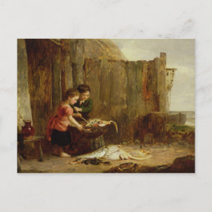 The Morning Catch, 19th century Postcard