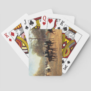 The Morning Ride, Rotten Row, Hyde Park, 1894 (oil Playing Cards