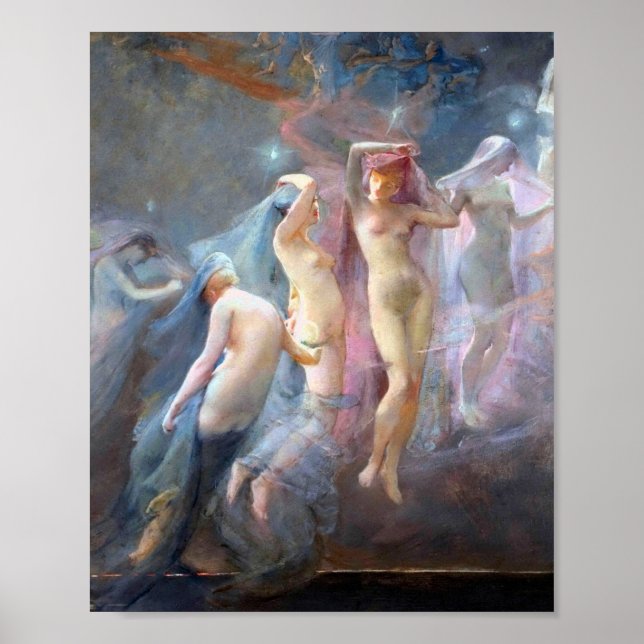 The Morning Stars By Sarah Paxton Ball Dodson 1887 Poster (Front)