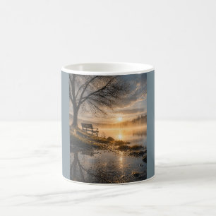 “The Morning, Unspoken” Serene Sunrise Mug