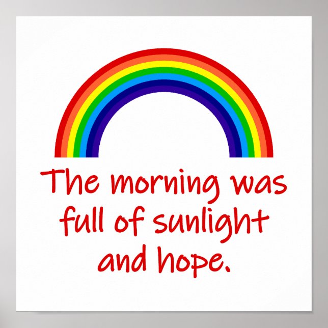 The Morning Was Full  Poster (Front)