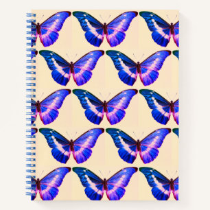 The Morpho Butterfly Hardcover Spiral Sketchbook N Notebook
