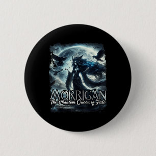 The Morrigan Celtic Irish Mythology Raven Crow War 6 Cm Round Badge