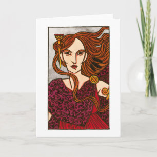 The Mórrígan Greeting Card