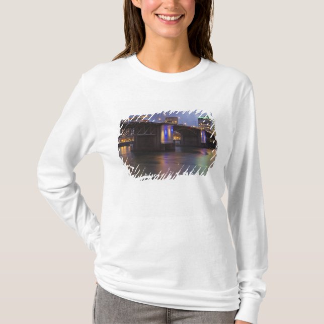 The Morrison bridge over the Willamette river T-Shirt (Front)