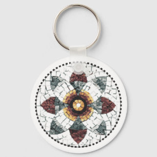 The Mosaic Collection button keychain