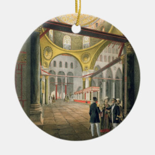 The Mosque El Aksa, from 'Souvenirs of Jerusalem', Ceramic Tree Decoration