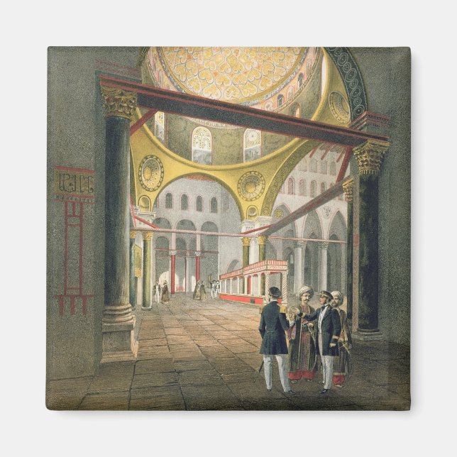The Mosque El Aksa, from 'Souvenirs of Jerusalem', Magnet (Front)