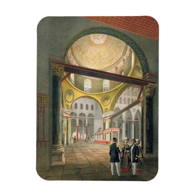 The Mosque El Aksa, from 'Souvenirs of Jerusalem', Magnet (Vertical)